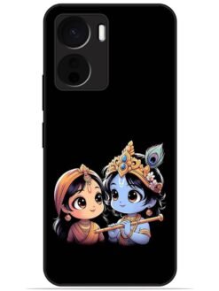 Radhe krishna Glossy Metal TPU Phone Cover for Vivo Y56 (5G)