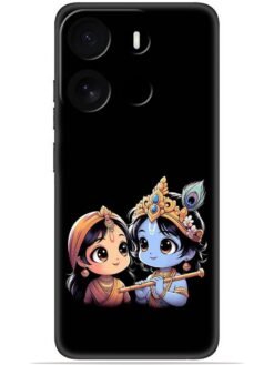 Radhe krishna Soft Mobile Cover for Tecno Pop 7 Pro