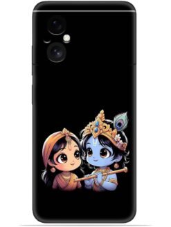 Radhe krishna Soft Mobile Cover for Poco M4 (5G)