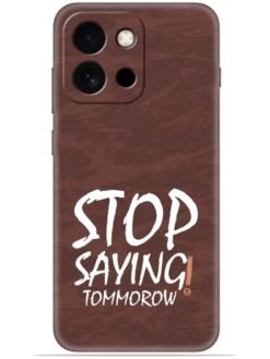 Stop saying logo Soft Mobile Cover for Oneplus 13s