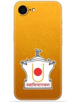 Swaminarayan akshar deri Soft Mobile Cover for Apple Iphone 16E