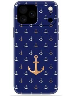 Anchor pattern Soft Mobile Cover for Apple Iphone 17 Pro Max