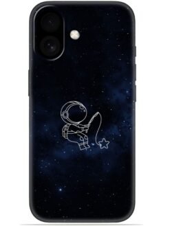Astronaut design Soft Mobile Cover for Apple Iphone 17