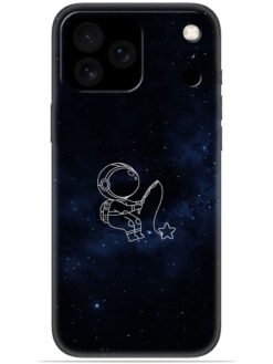 Astronaut design Soft Mobile Cover for Apple Iphone 17 Pro