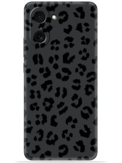 Black leopard print Soft Mobile Cover for Oneplus Nord Ce 5 (5G)