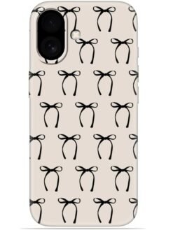Bow design Soft Mobile Cover for Apple Iphone 17