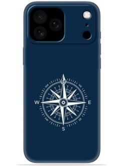 Compass design Soft Mobile Cover for Apple Iphone 17 Pro