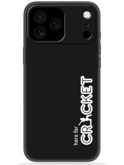 Cricket logo Soft Mobile Cover for Apple Iphone 17 Pro Max