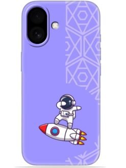 Cute astronaut Soft Mobile Cover for Apple Iphone 17