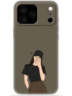 Cute girl design Soft Mobile Cover for Apple Iphone 17 Pro