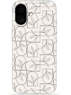 Floral line art Soft Mobile Cover for Apple Iphone 17