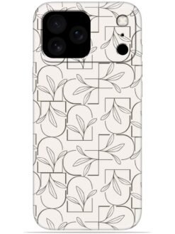 Floral line art Soft Mobile Cover for Apple Iphone 17 Pro Max