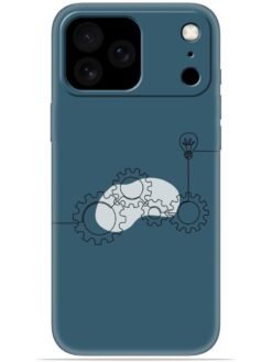 Gears design Soft Mobile Cover for Apple Iphone 17 Pro
