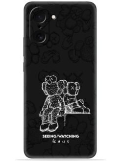 KAWS black design Soft Mobile Cover for Oneplus Nord Ce 5 (5G)