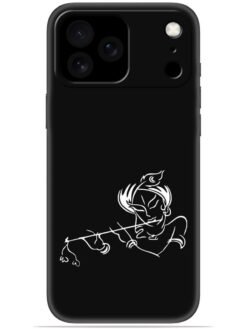 Krishna flute design Soft Mobile Cover for Apple Iphone 17 Pro