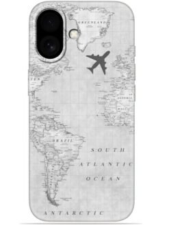 Maps aesthetic Soft Mobile Cover for Apple Iphone 17