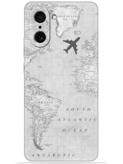 Maps aesthetic Soft Mobile Cover for Oneplus Nord Ce 5 (5G)