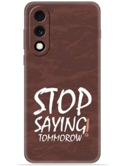 Stop saying logo Soft Mobile Cover for Oneplus Nord 5 (5G)