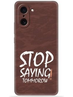 Stop saying logo Soft Mobile Cover for Oneplus Nord Ce 5 (5G)