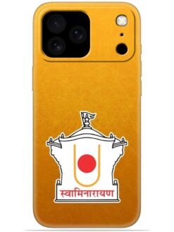 Swaminarayan akshar deri Soft Mobile Cover for Apple Iphone 17 Pro