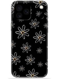 Yellow flower Soft Mobile Cover for Apple Iphone 17 Pro Max