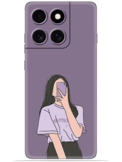 Cute girl selfie Soft Mobile Cover for Motorola Moto Edge 60 Pro