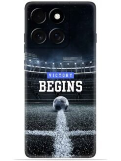 Football vectory begins Soft Mobile Cover for Motorola Moto Edge 60 Pro