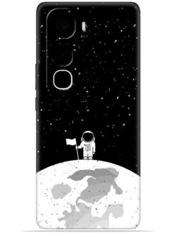 Moon astronaut Soft Mobile Cover for Vivo Y400 (5G)