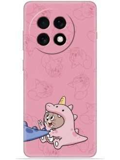 Pink cartoon Soft Mobile Cover for Oneplus 13R (5G)